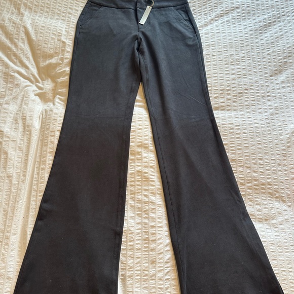 Level 99 size 28, leg 34”, suede like gray fabric, straight to slight wide leg - Picture 7 of 7